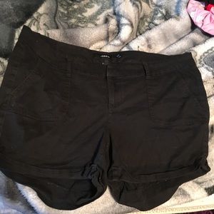 Black torrid short shorts